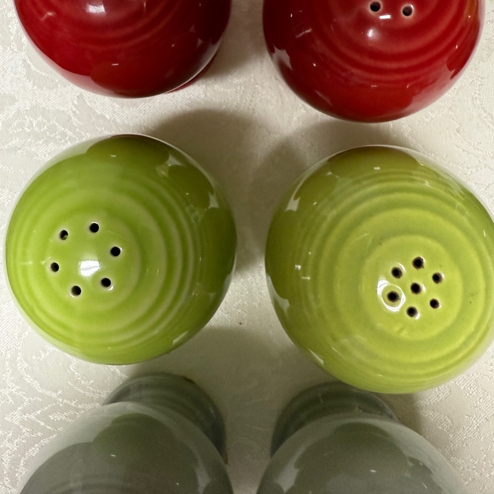 FiestaWare Fiesta Retired Original Chartreuse Salt & Pepper NEW